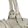 Sac à main bowling cuir irisé doré - Crocochic
