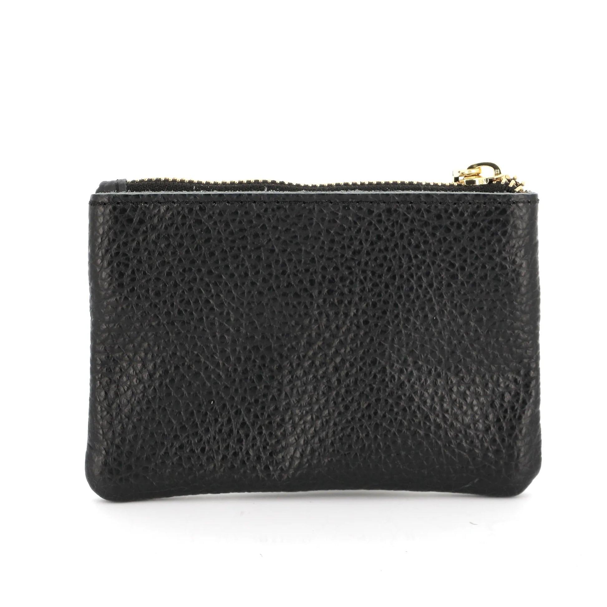 Porte-Monnaie pochette cuir grainé femme Noir other image 3