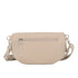 Flora & co Sac banane bandoulière femme multipoches Beige