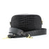 Made in Italy Sac bandoulière cuir femme camera bag noir