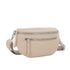 Flora & co Sac banane bandoulière femme multipoches Beige