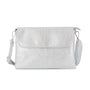 Flora & co Sac bandoulière pochette femme irisé argent
