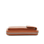 Vue 5 du Pochette téléphone bandoulière femme camel en cuir synthétique par Flora & co.
