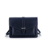 Flora & co Sac double bandoulières chaîne à magnétique bleu