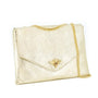 Made in Italy Sac bandoulière chaîne cuir femme irisé or
