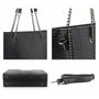 Sac cabas femme cuir synthétique noir - vue 4 | Crocochic