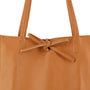 Sac cabas femme cuir véritable camel - vue 4 | Made in Italy