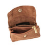 Petit porte-monnaie cartes cuir suède Marron other image 4