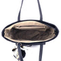 Sac cabas femme cuir synthétique noir - vue 4 | Flora & co