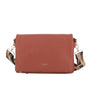 Flora & co Sac bandoulière large multipoches Brique