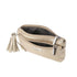 Flora & co Petit porte-monnaie pochette femme suède irisé Doré