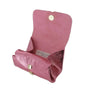 Vue 3 du Porte-monnaie cuir souple irisé 04 Rose Vif par Made in Italy.