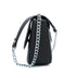 Gallantry Sac bandoulière chaîne femme rigide noir