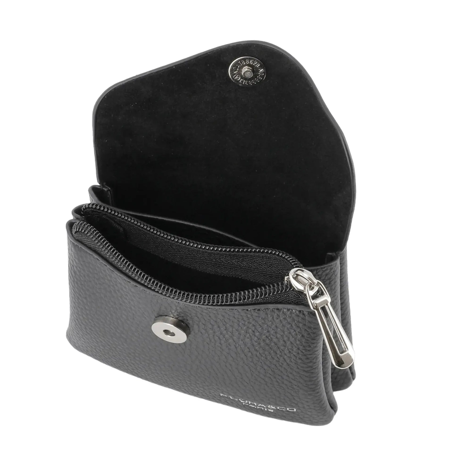Flora & co Porte-monnaie portefeuille femme mi-long Noir