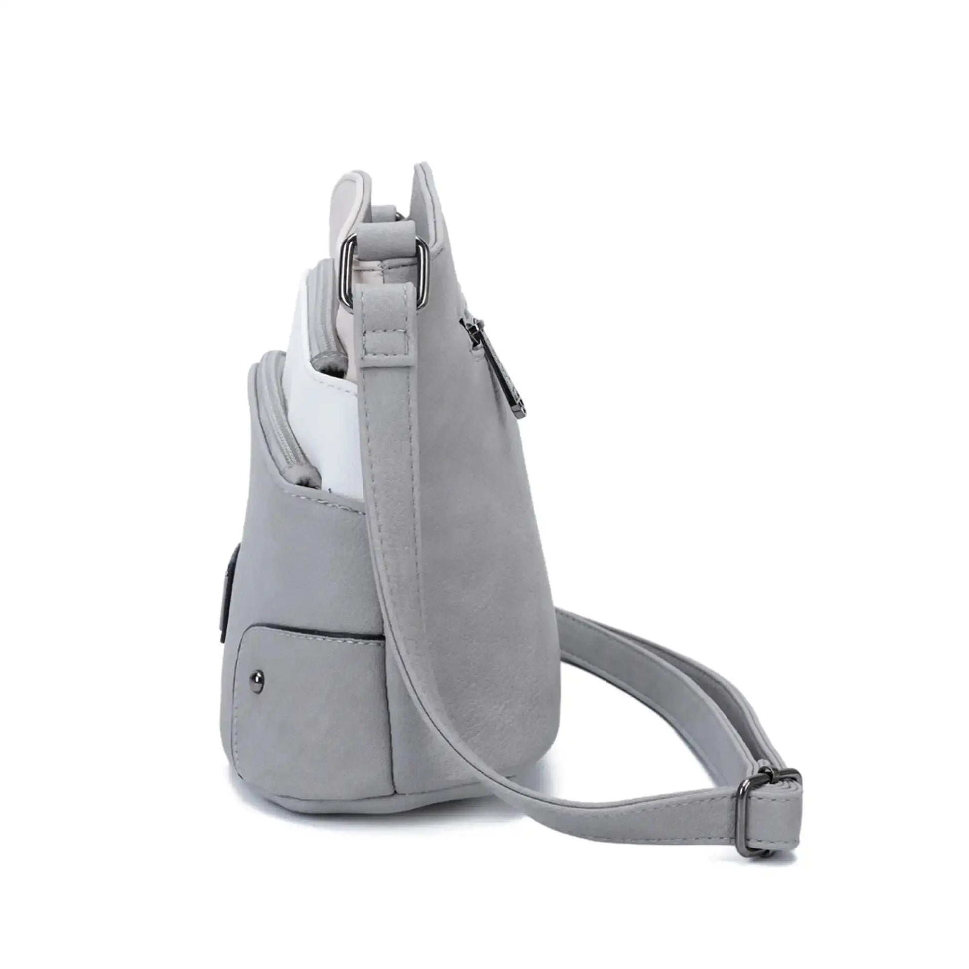 Gallantry Sac bandoulière femme multicolore grainé beige