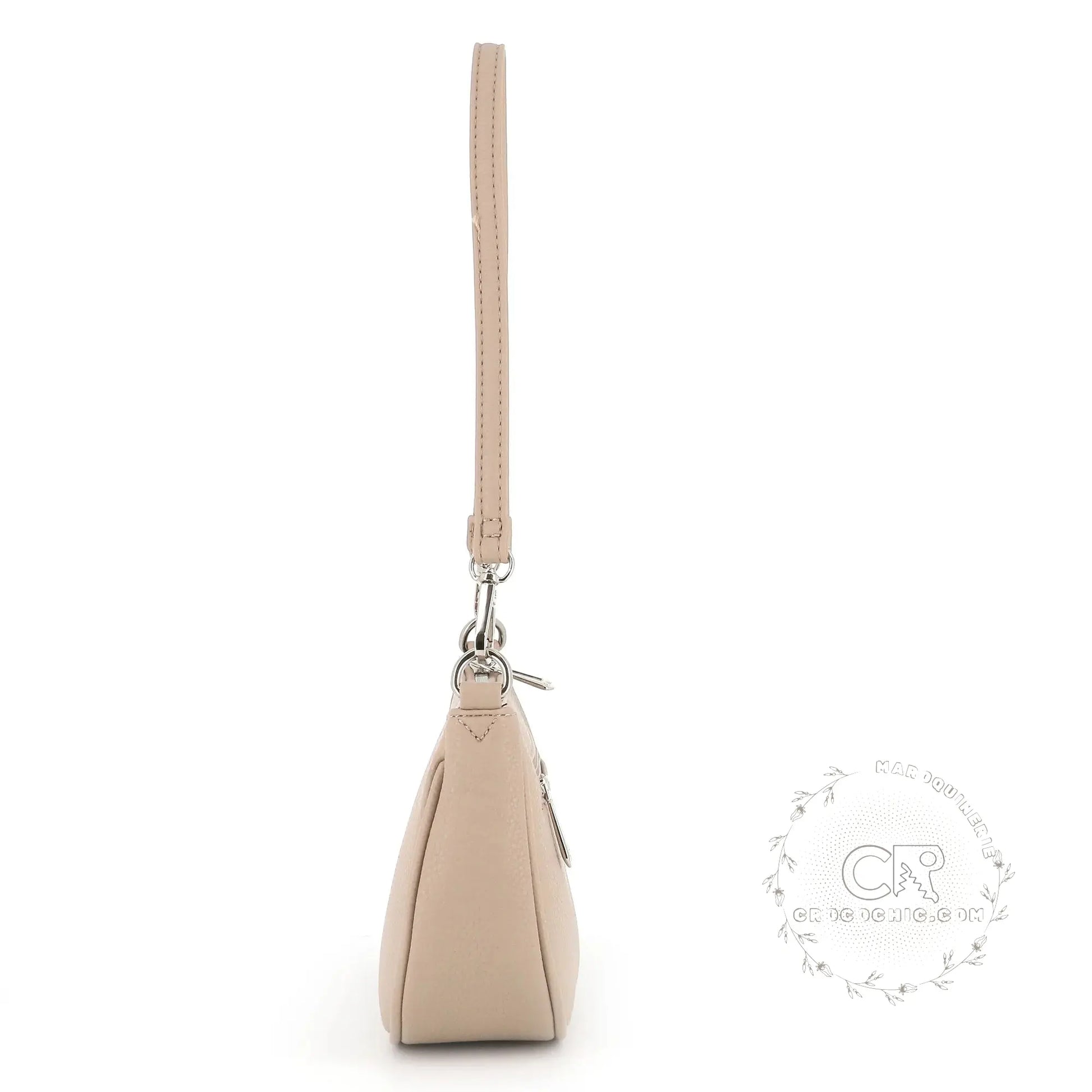 Flora & co Sac baguette avec bandoulière Beige