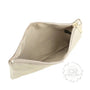 Vue 3 du Pochette coméstique voyage cuir irisé Doré par Made in Italy.