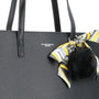 Sac cabas femme similicuir noir - vue 4 | Flora & co