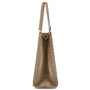 Sac cabas femme simili cuir taupe - vue 4 | Flora & co