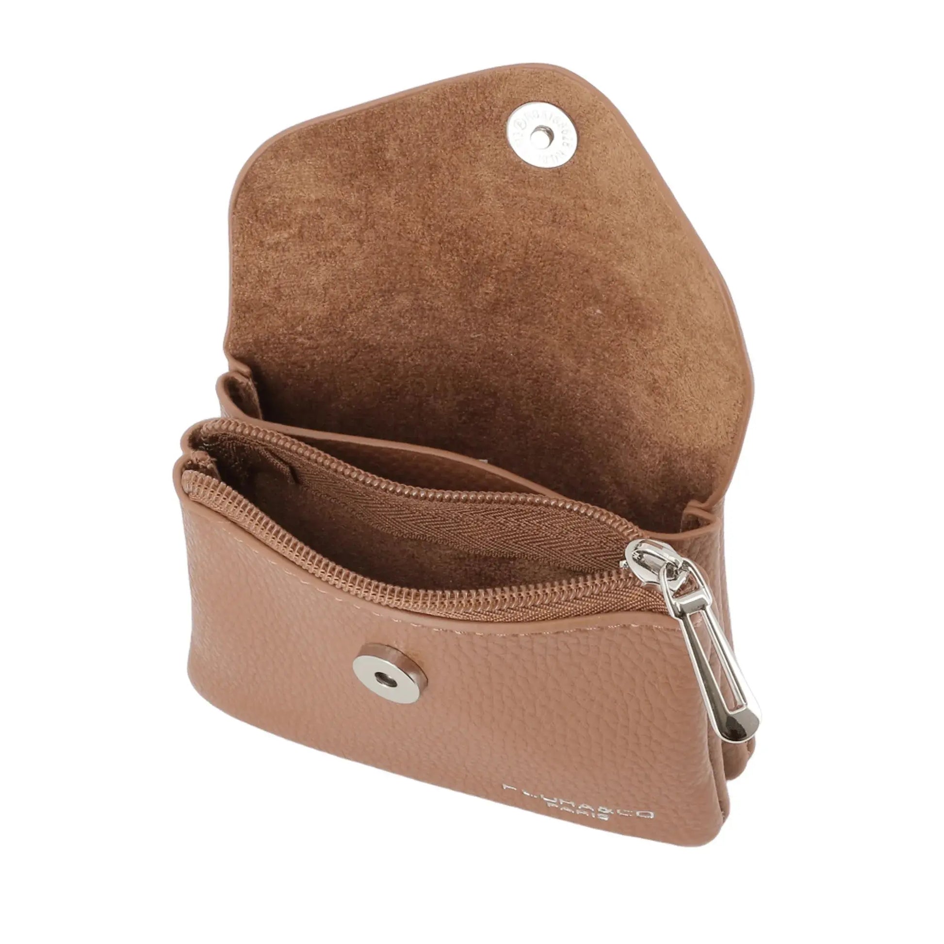Flora & co Porte-monnaie portefeuille femme mi-long Camel
