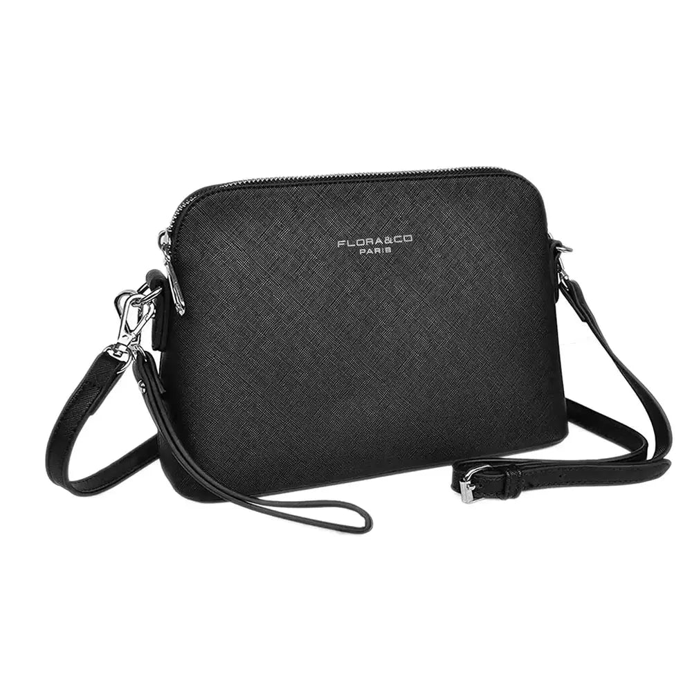 Flora & co Sac bandoulière femme soirée cocktail noir