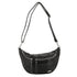 Flora & co Grand sac banane femme daim irisé Noir