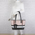 Gallantry Sac cabas femme a4 multicolore rayure noir