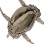 Sac cabas bowling femme cuir synthétique taupe - vue 4 | Flora & co