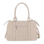 Vue 3 du Grand sac cabas bowling effet daim Beige en cuir synthetique par Flora & co.