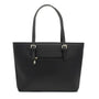 Sac cabas femme cuir synthétique rayures bicolores blanc - vue 4 | Gallantry
