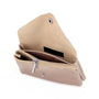 Portefeuille pochette passeport cuir irisé Or Rose - Crocochic