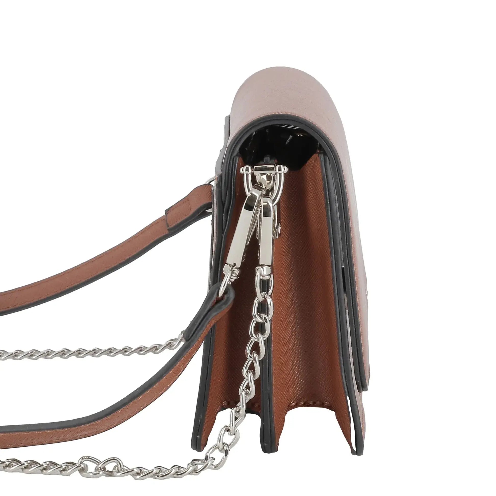 Flora & co Sac bandoulière chaîne femme Camel