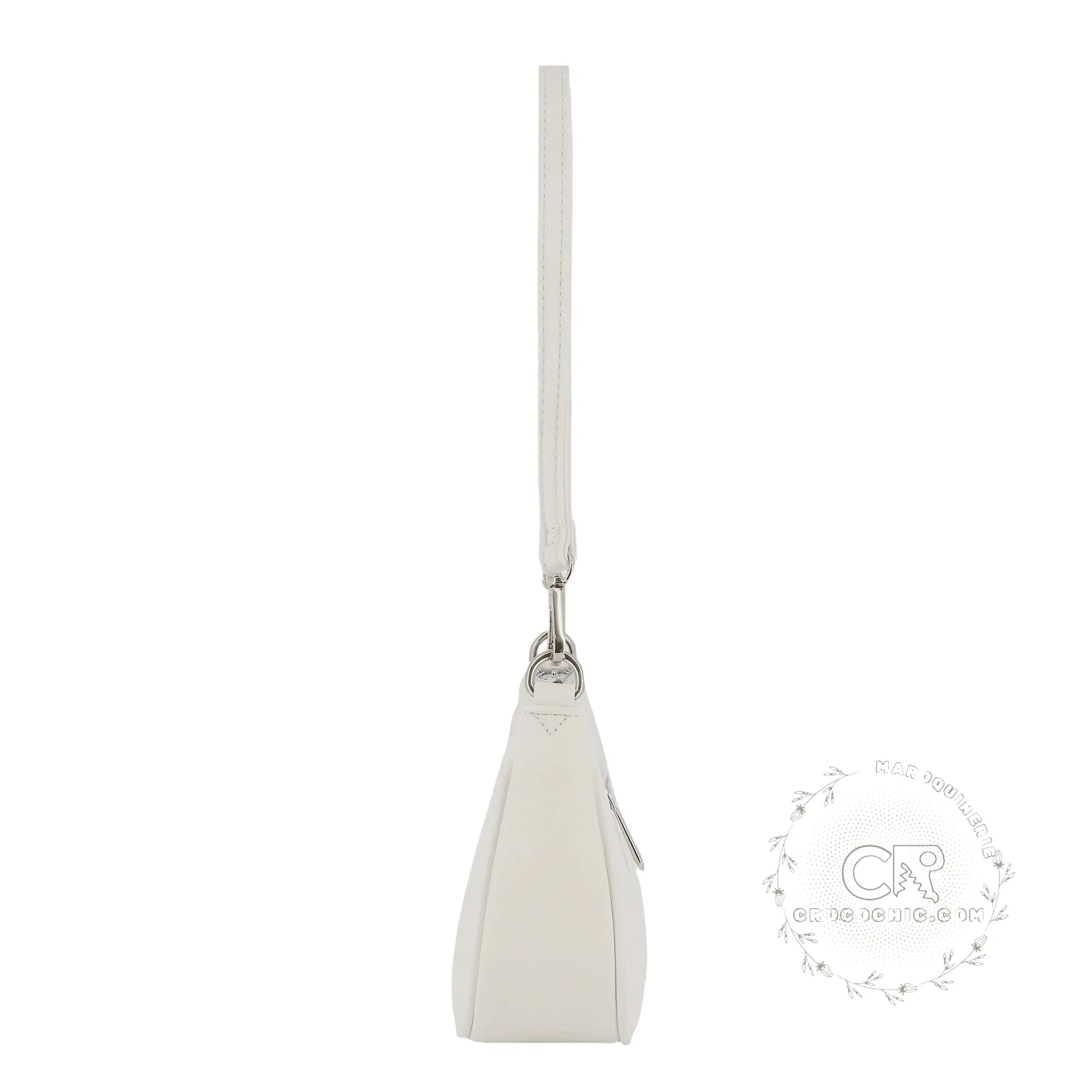 Flora & co Sac baguette avec bandoulière Blanc