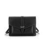 Flora & co Sac double bandoulières chaîne à magnétique noir