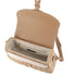 Sac banoulière paille à rabat Camel Flora & co