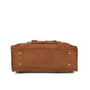 Vue 6 du Grand sac bowling similicuir suédine femme Marron synthetique par Gallantry.