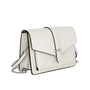 Flora & co Sac double bandoulières chaîne à magnétique blanc
