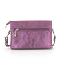 Sac bandoulière femme irisé rabat violet - Crocochic