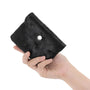 Flora & co Porte-monnaie femme court suède irisé