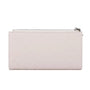 Gallantry Portefeuille longue tri-pli pu cuir matelassé beige