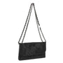 Sac pochette de soirée strass Noir - Crocochic