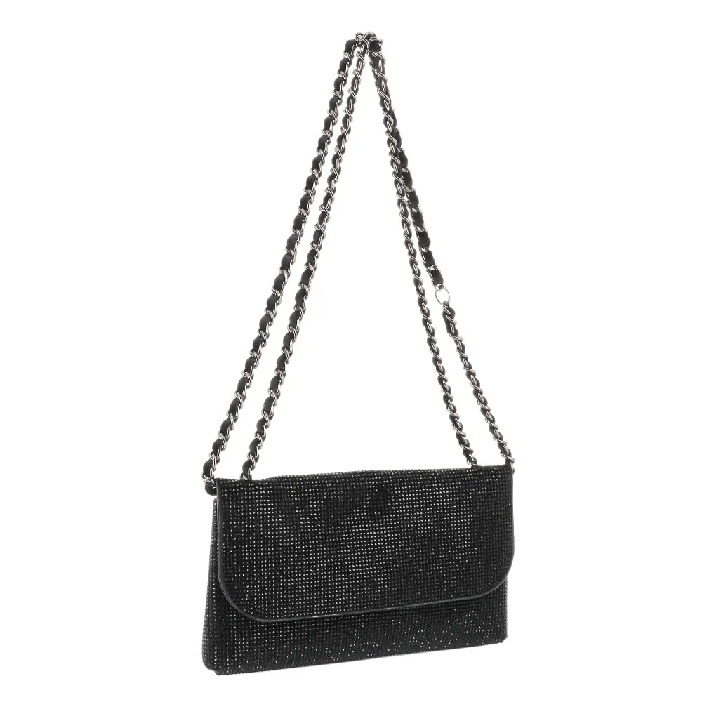 Sac pochette de soirée strass Noir other image 4