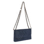 Sac pochette de soirée strass Bleu - Crocochic