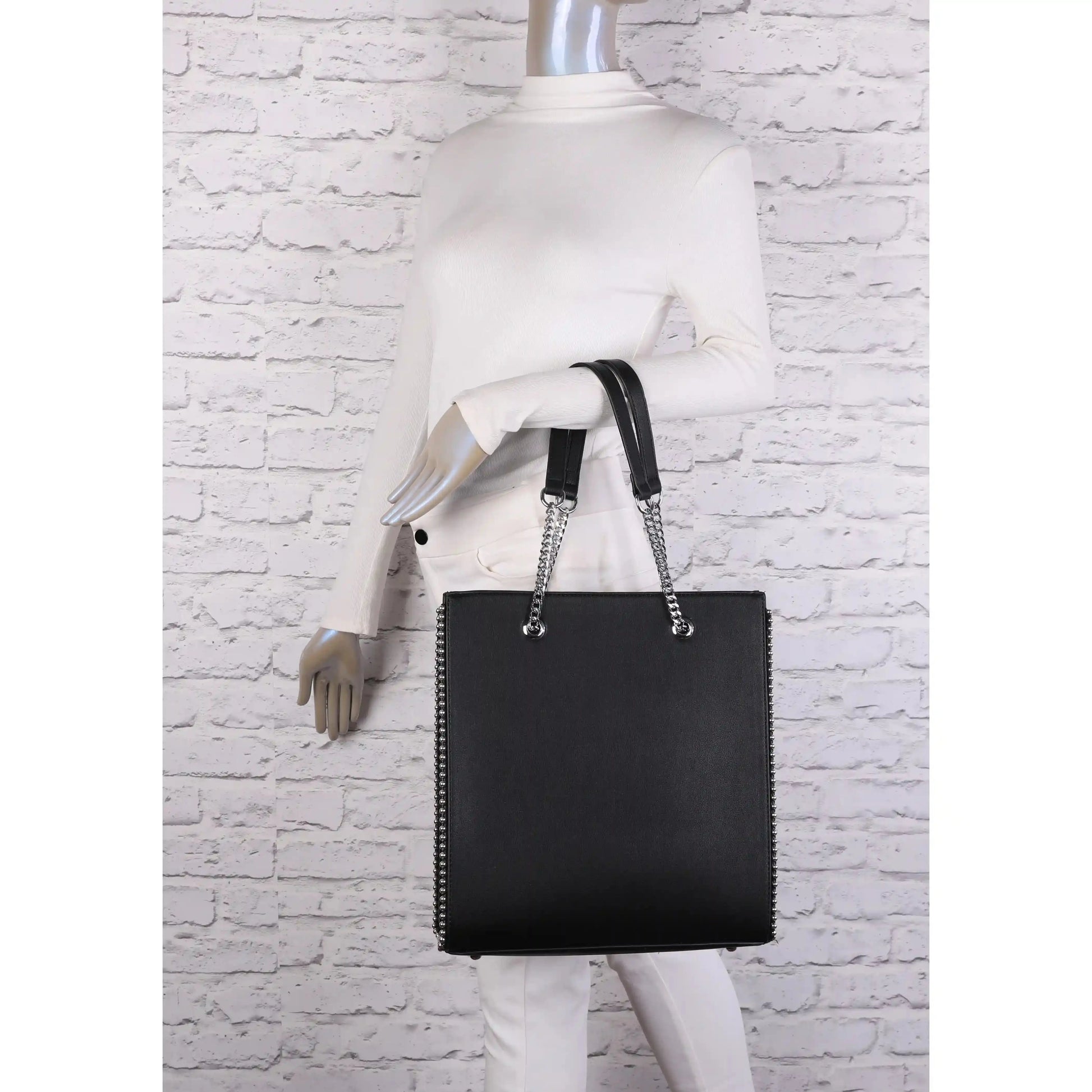 Crocochic Sac cabas femme format a4 lycée cours noir