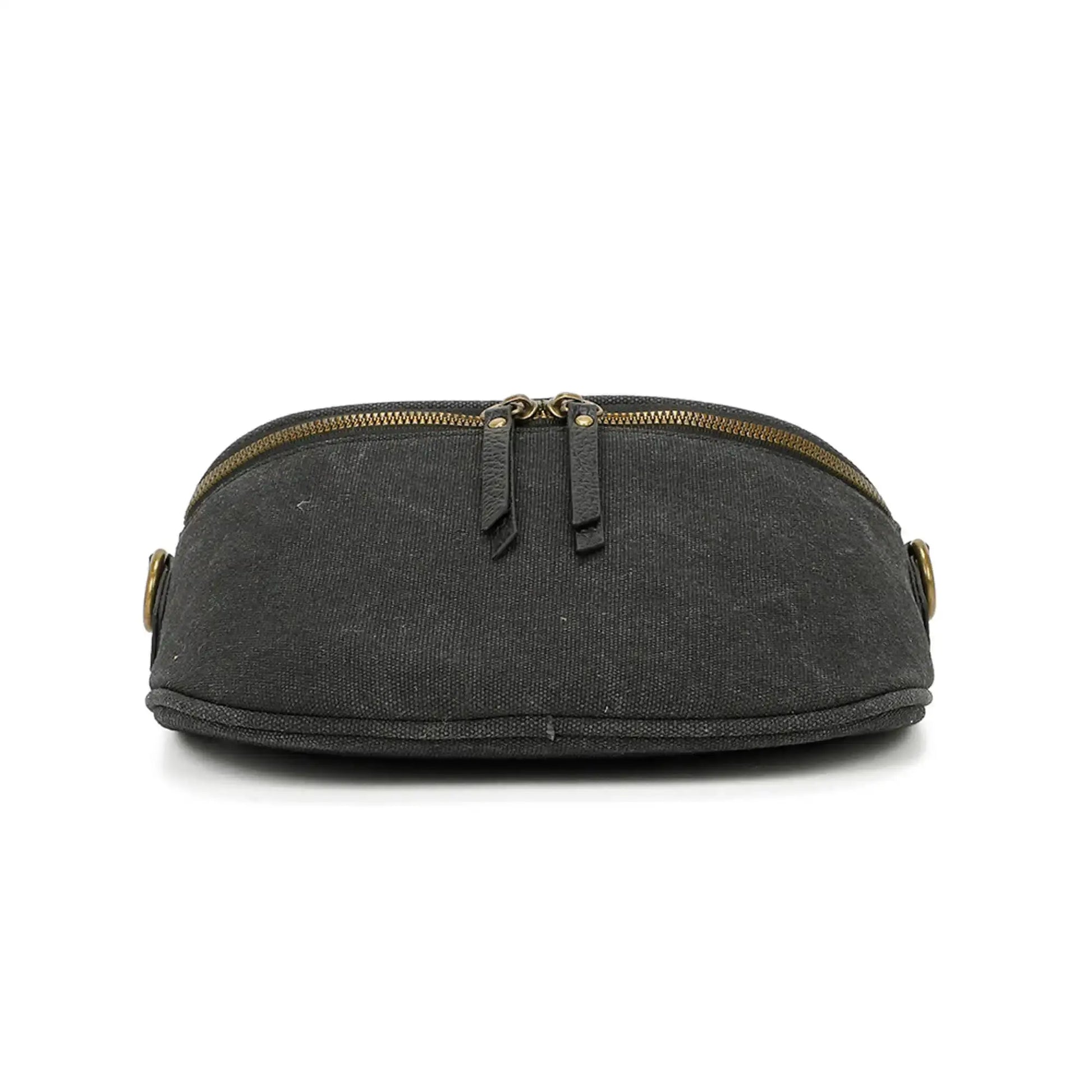 Gallantry Sac banane femme canvas toile noir