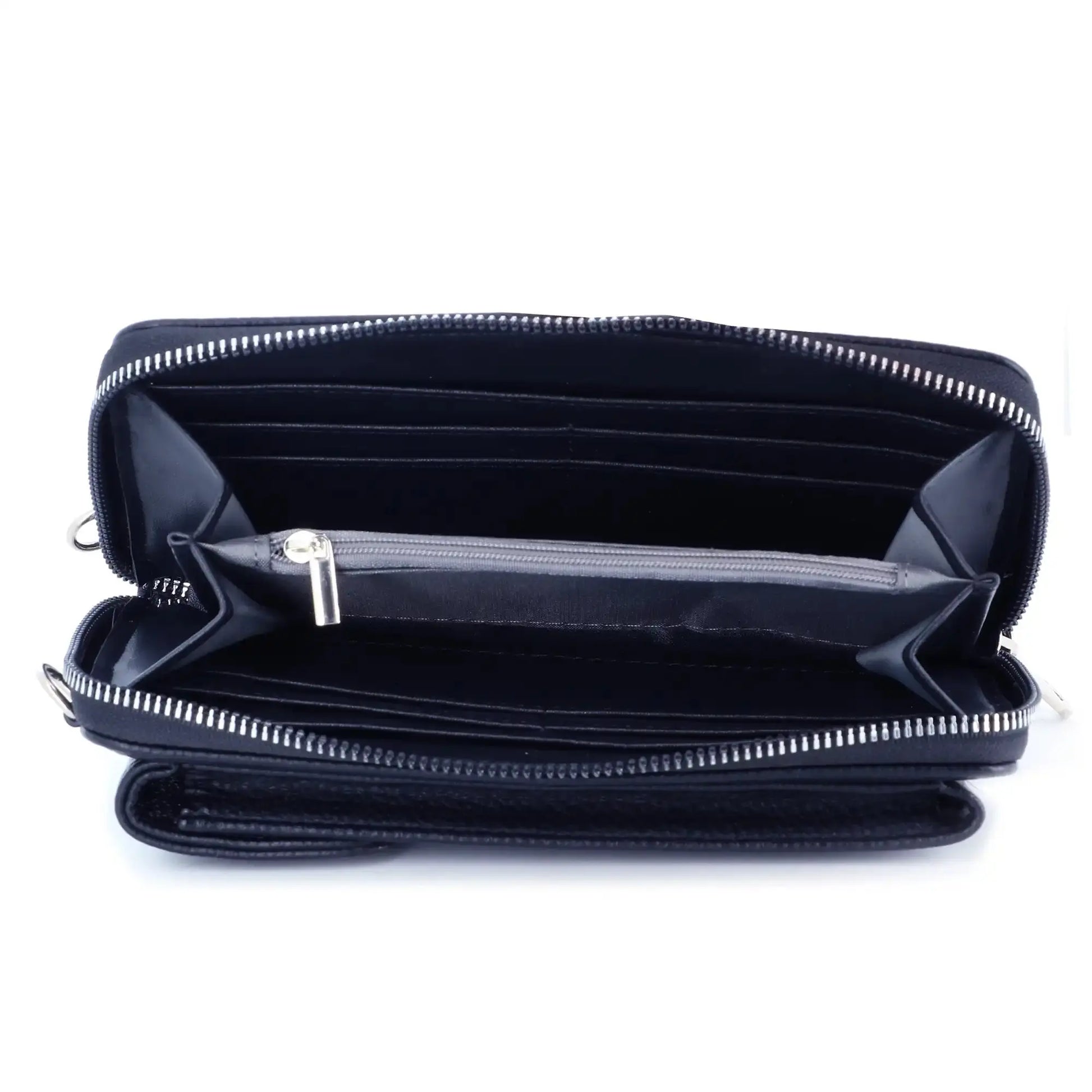 Flora & co Pochette téléphone bandoulière femme bleu marine