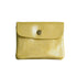 Vue princ. du Porte-monnaie femme cuir daim irisé 044 moutarde par Made in Italy.