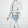 Gallantry Sac banane femme canvas toile bleu clair