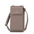 Flora & co Pochette téléphone bandoulière femme taupe foncé