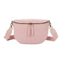 Gallantry Sac banane femme canvas toile rose